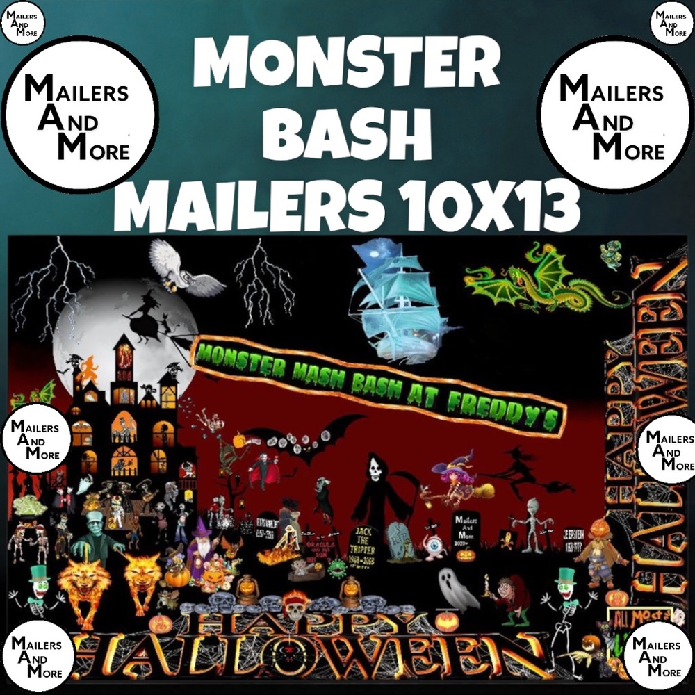 25 10X13 Poly Mailers HALLOWEEN Mailers Shipping Envelopes PRICE FIRM Fall - Picture 10 of 16